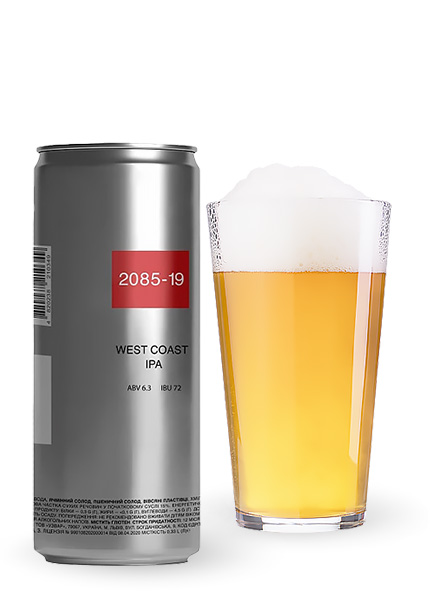 Пиво 2085-19 West Coast IPA 0.33л
