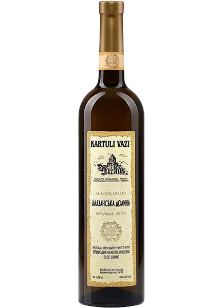 Вино Kartuli Vazi «Алазанська долина» біле 0.75л