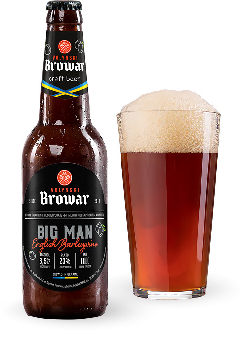 Пиво Volynski Browar Big Man English Barleywine 0.35л