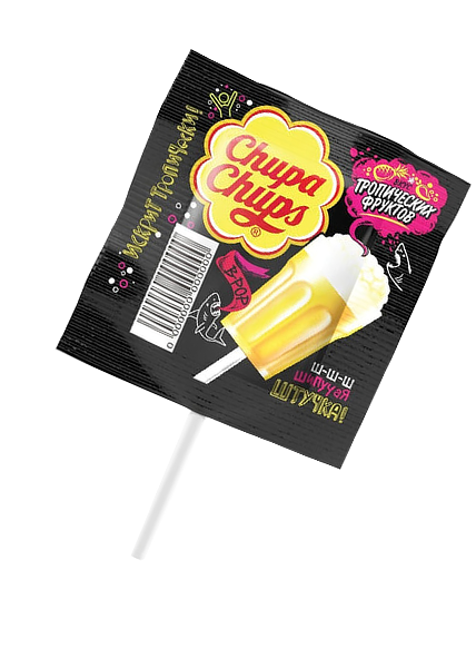 Карамель «Chupa Chups» тропічні фрукти, 15г