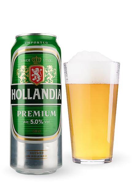 Пиво Hollandia Premium 0.5л