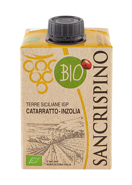 Вино Sancrispino Bio Terre Siciliane Catarratto Inzolia IGP 0.5л