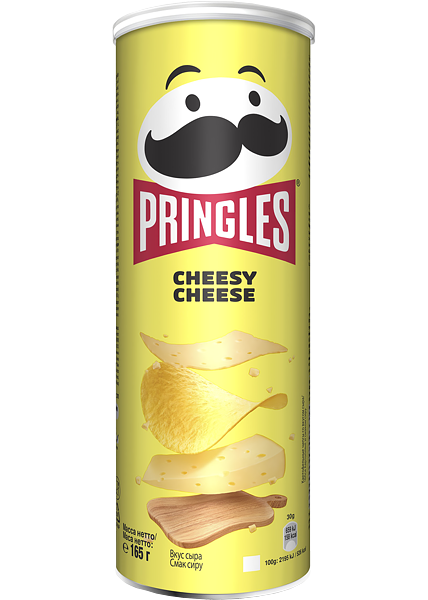 Чипси «Pringles» зі смаком сиру, 165г