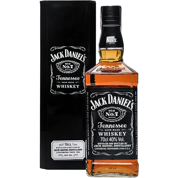 Віскі Jack Daniel's Tennessee Old No.7 0.7л в металевій коробці
