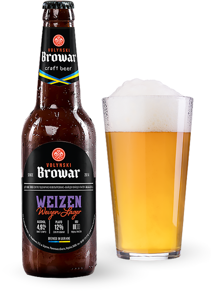 Пиво Volynski Browar «Weizen» 0.35л