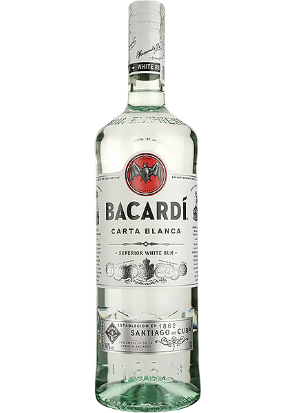 Ром Bacardi Carta Blanca від 6 місяців витримки 1л
