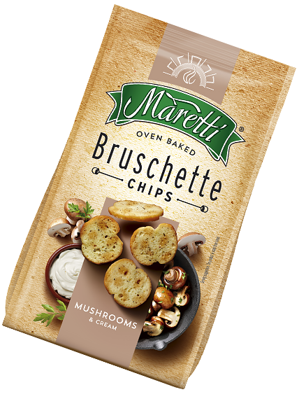 Брускети «Maretti» гриби зі сметаною, 70г