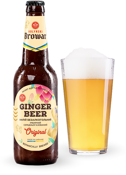 Пиво безалкогольное Volynski Browar Ginger Beer 0.35л