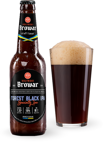 Пиво Volynski Browar Forest Black IPA 0.35л