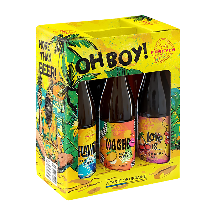 Набір пива Forever Oh boy! 0.5л x 6шт