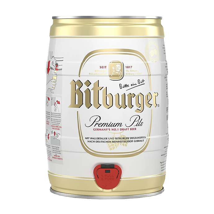 Пиво Bitburger Premium Pils 5л