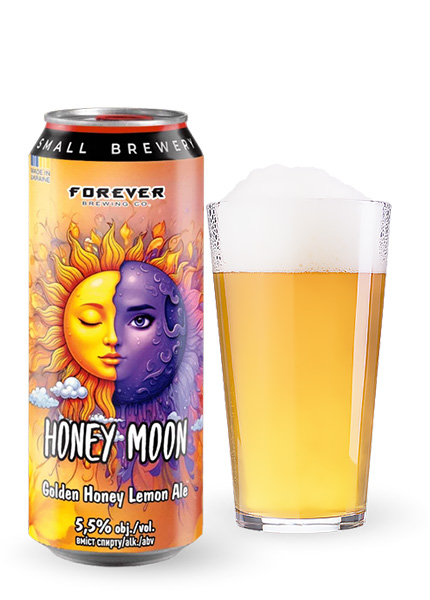 Пиво Forever Honey Moon Golden Honey Lemon Ale 0.5л