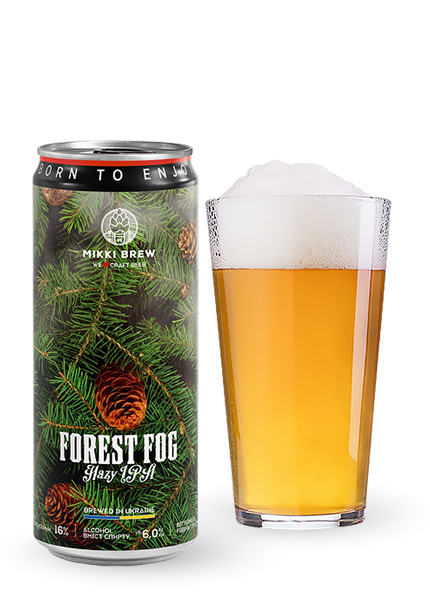 Пиво Mikki Brew Forest Fog Hazy IPA 0.33л