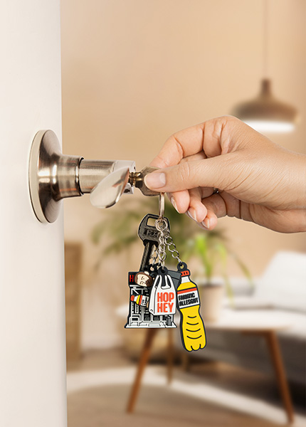 Брелок з ПВХ Магазин Hop Hey