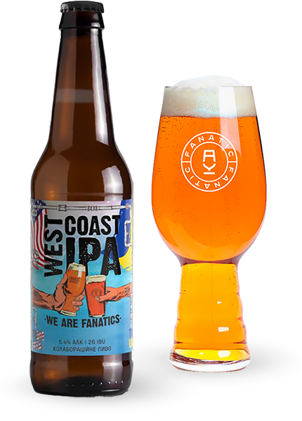 Пиво Fanatic Collab West Coast IPA 0.33л