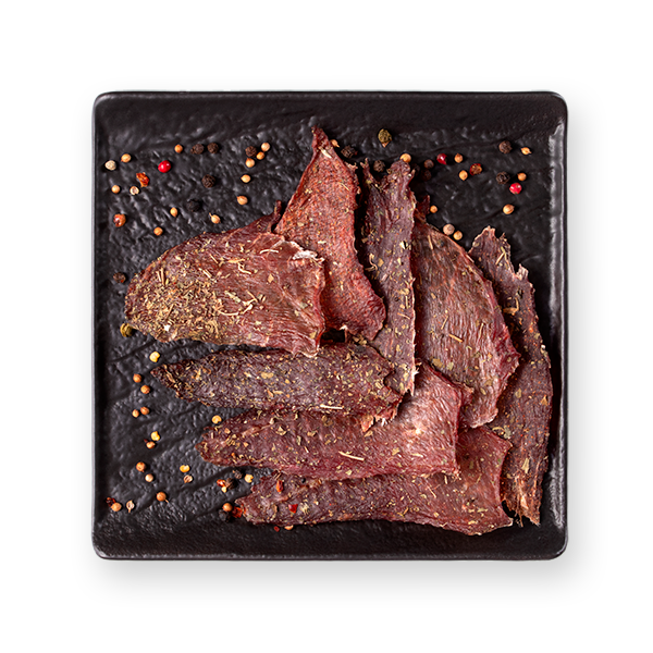 Мясо говяжье вяленое «Лапскаут» чипсы