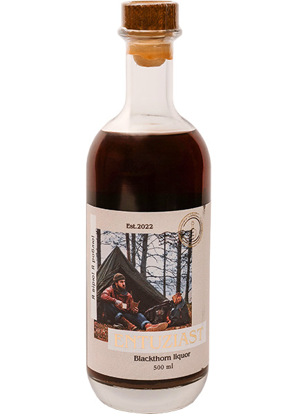 Напій спиртний Entuziast медовий дистилят meadGIN Sloe 0.5л