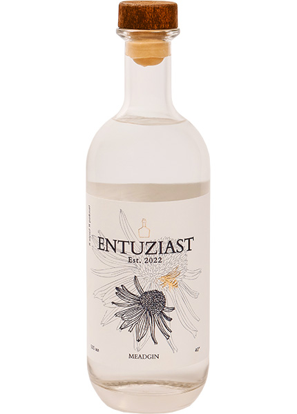 Напій спиртний Entuziast медовий дистилят meadGIN 0.5л
