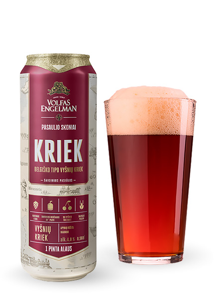 Пиво Volfas Engelman Kriek з додаванням соку 0.568л