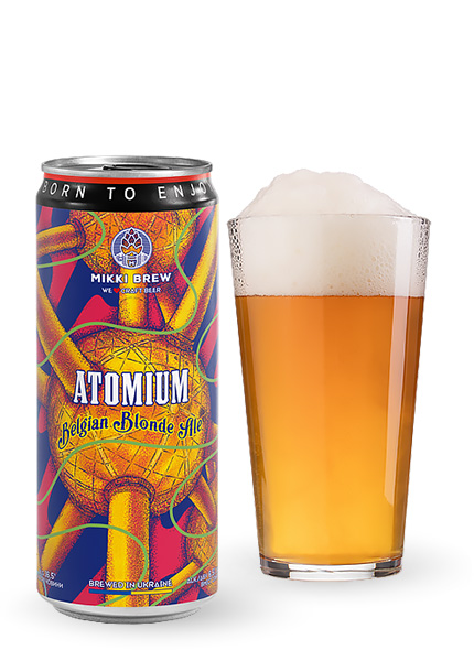 Пиво Mikki Brew Atomium Belgian Blonde Ale 0.33л