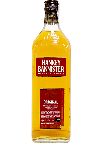 Подарунковий набір віскі Hankey Bannister 0.7л + 2 склянки