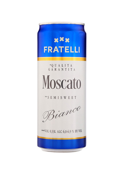 Напиток винный «Fratelli Bianco Moscato» 0.33л