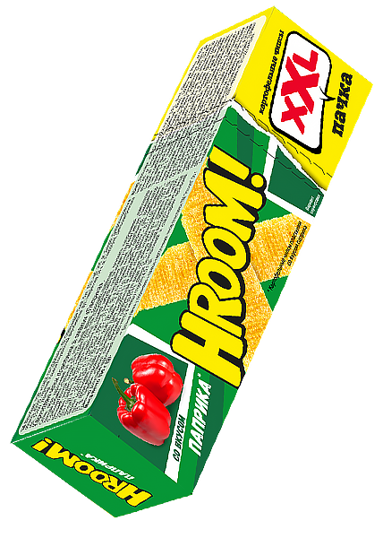 Чипсы «Hroom» со вкусом паприки, 100г