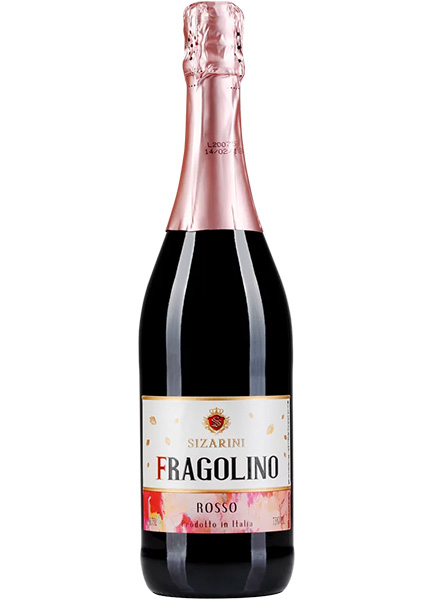 Вино игристое Sizarini Fragolino Rosso 0.75л