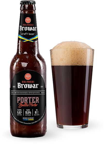 Пиво Volynski Browar Porter 0.35л