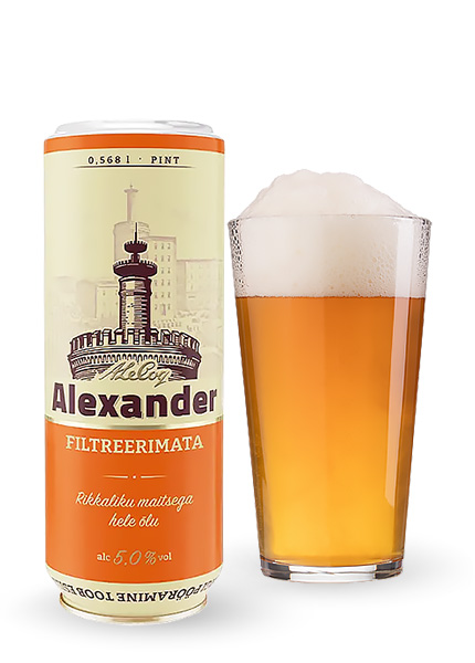 Пиво A. Le Coq Alexander Unfiltered 0.568л