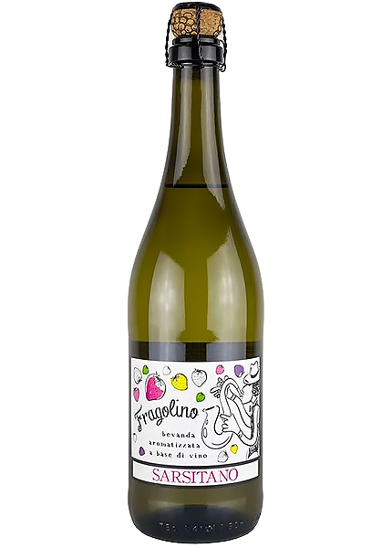 Винний напій ігристий Fragolino Sarsitano Bianco з ароматом полуниці 0.75л