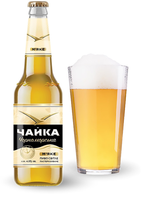 Пиво «Чайка Чорноморська» 0.45л