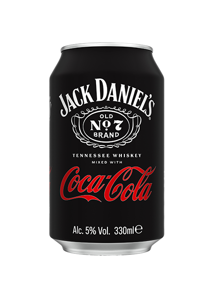 Напій слабоалкогольний Jack Daniel's & Coca Cola 0.33л