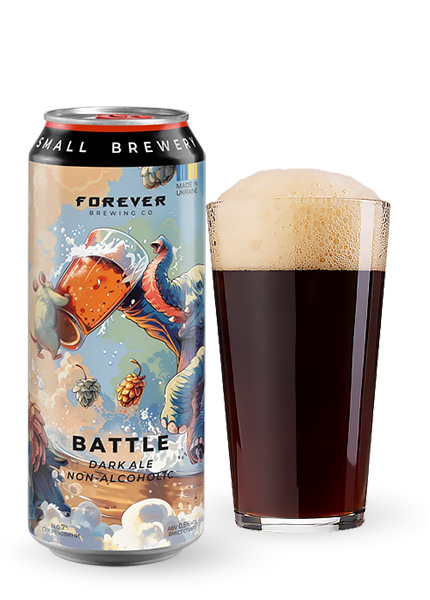Пиво безалкогольне Forever Battle 0.5л
