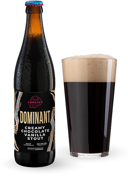 Пиво Forever Dominant Creamy Chocolate Vanilla Stout 0.5л