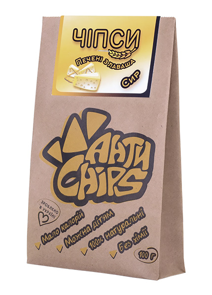 Чипсы печеные из лаваша «АнтиChips» со вкусом сыра, 100г