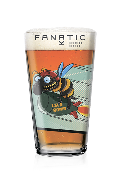 Пиво Fanatic «Crazy Bee» світле нефільтроване 5.8°
