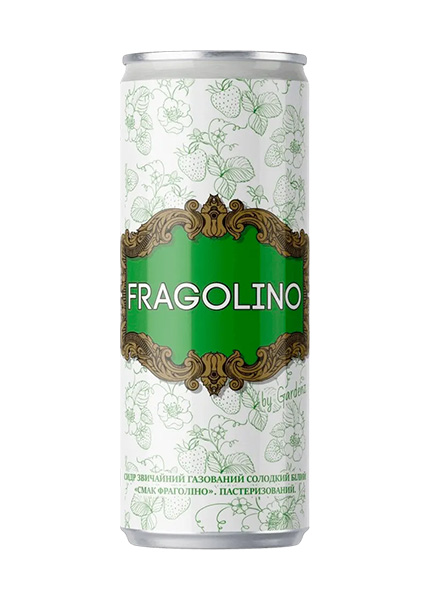 Сидр Gardenz Fragolino 0.33л