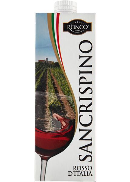Вино Cantine Ronco Sancrispino Rosso d'Italia 1л
