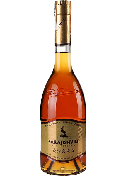 Бренді Sarajishvili 5 зірок 0.5л