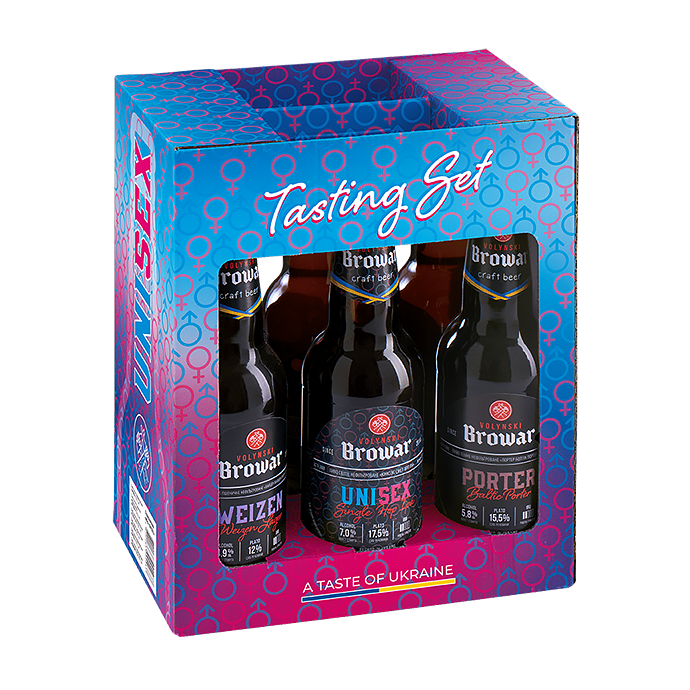 Набір пива Volynski Browar «Unisex» 0.35л х 6шт