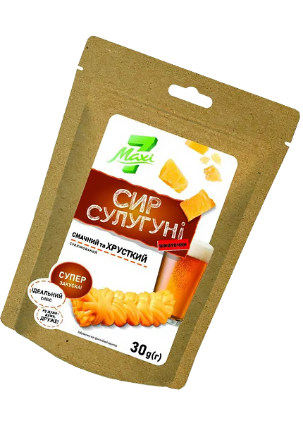 Сир Сулугуні сублімований «Maxi 7» шматочки, 30г