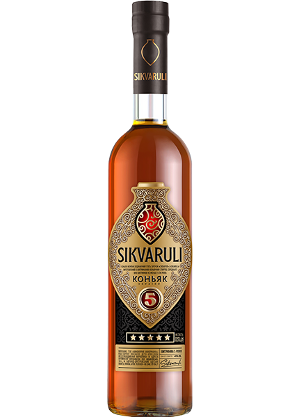 Коньяк Sikvaruli 5 лет 0.5л