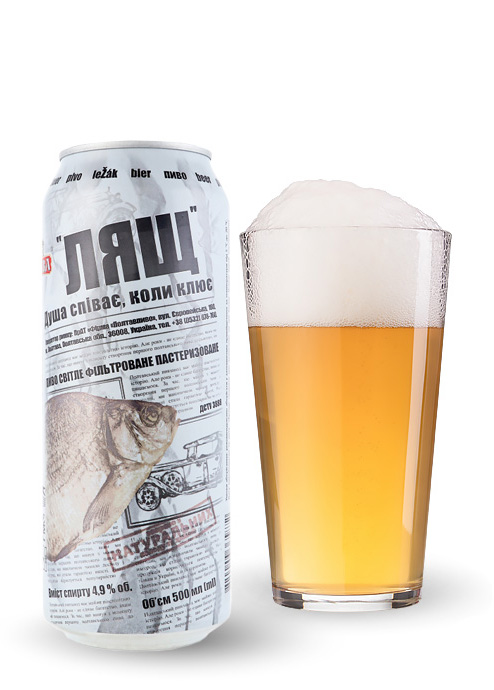 Пиво Полтавпиво «Лящ» 0.5л