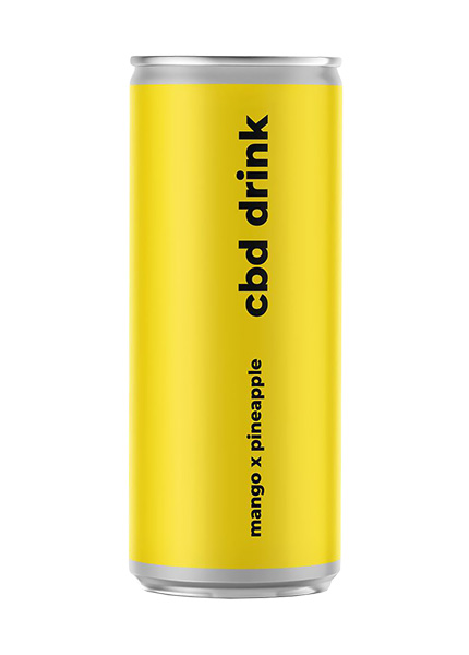 Напій безалкогольний Underwood Brewery Soda CBD Drink Pineapple Mango 0.33л