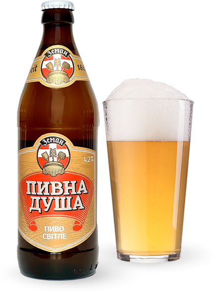 Пиво «Пивна душа» світле 0.5л
