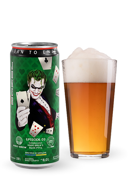 Пиво Mikki Brew Joker DIPA 0.33л