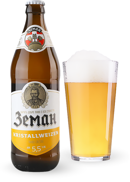 Пиво Земан Kristallweizen 0.5л