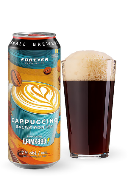 Пиво Forever Cappuccino Baltic Porter 0.5л