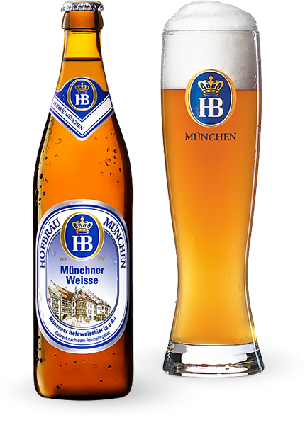 Пиво Hofbrau Munchner Weissbier 0.5л